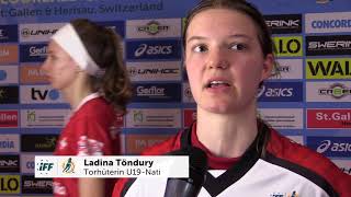 U19WM 2018 Interview mit Ladina Töndury [upl. by Mariel64]