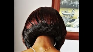 TUTO PERRUQUE COUPE CARREE How i make my wig Perruque lace frontal carrée [upl. by Joseito]