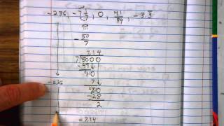 Ordering rational numbers from least to greatest [upl. by Daggett]