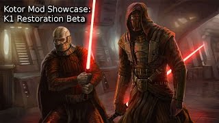 Modding Star Wars Kotor Kotor 1 Restoration Beta K1 [upl. by Millar144]