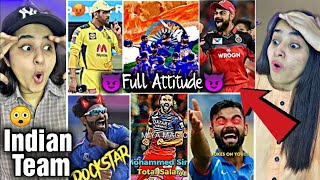 Pakistani Reaction On Indian Cricketers Dangerous Attitude Videos🔥😈 Indian Team Angry Moments😡🤬 [upl. by Thorlay]