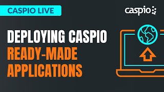 Caspio Live Deploying Caspio ReadyMade Applications [upl. by Bamford655]