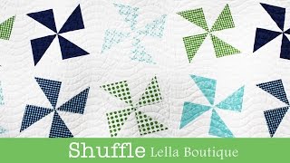 How to Make the Shuffle Quilt  Lella Boutique  Fat Quarter Shop [upl. by Hannaj]