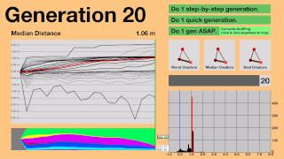 Evolution Simulator with Hurdles [upl. by Suoivatco]