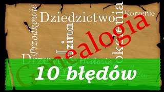 10 błędów początkującego genealoga [upl. by Lemyt]