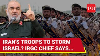 IRGC Chief Threatens To Send Iranian Troops To Israel  Dont Rely On US THAAD It Cant Save You [upl. by Eedrahs751]