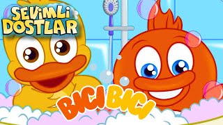 Bıcı Bıcı Yap🧼 Sevimli Dostlar Bebek ve Çocuk Banyo Şarkıları🛀🏼 Adisebaba TV [upl. by Eirek]