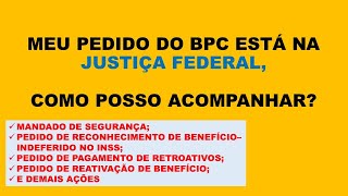 PROCESSO CONTRA O INSS  COMO ACOMPANHAR NA JUSTIÇA FEDERAL [upl. by Cordle]