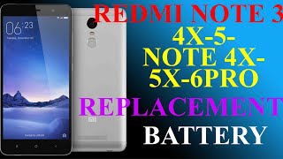 REDMI NOTE 3 battery replacement [upl. by Anirdna]