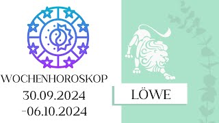 ♌ Wochenhoroskop  Löwe  3009061024  KW 402024 [upl. by Nalod]