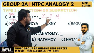 ANALOGY 2 GROUP 22A NTPC REASONING 4040 FREE CLASSES CENTUM STRATEGY [upl. by Notyarb]