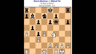 Mikhail Tal Vs Ratmir kholmov Tal best chess game Tal chess game [upl. by Brendis]