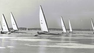 1991 Northwest Ice Yacht Association Regatta Geneva Lake [upl. by Ohs]