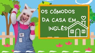 Aprendendo inglês com a Gatarella Os cômodos da casa [upl. by Berky]