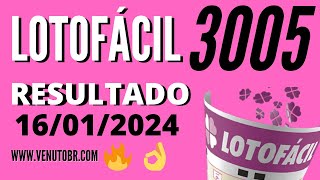 🍀 Resultado Lotofácil 3005 [upl. by Midan607]