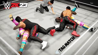 WWE 2K23  USOS vs NEW DAY  FULL MATCH HIGHLIGHTS  RAW  SMACKDOWN  ROYAL RUMBLE  WWE  WWE [upl. by Norby57]