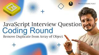 JavaScript Interview Questions  Remove Duplicates from Array of Objects [upl. by Kcinomod947]