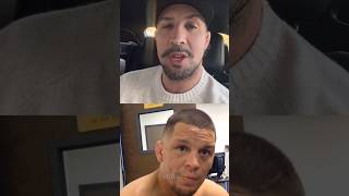 Brendan Schaub threatens to snap Nate Diaz neck [upl. by Euqinamod]