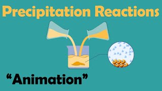 PRECIPITATION REACTIONS  Chemistry Animation [upl. by Gaves]