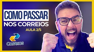 O QUE ESTUDAR PARA OS CORREIOS 2024  Como passar nos Correios  Aula 25 [upl. by English]