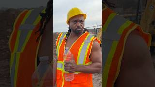 My First day working construction 🚧 😂😂😂 shorts viral comedy [upl. by Laurentium]