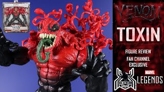 Marvel Legends Deluxe TOXIN Symbiote Exclusive Figure Review [upl. by Otrebmuh82]