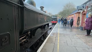 Pannier tank 6412 at totnes riverside south Devon railway [upl. by Ashby]