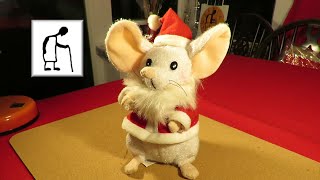 CSGOG Whats inside a singing Christmas Mouse animatronic Dancing Tinsel Plush [upl. by Haerb]