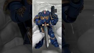 ASMR Unboxing of Warhammer 40K Ultramarines Primaris Lieutenant Argaranthe Figure ⚔️ warhammer40k [upl. by Odelia]