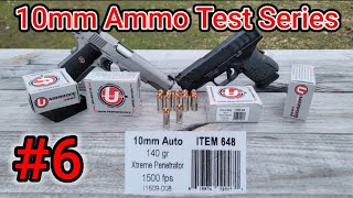 10mm Ammo Testing Series 6 Underwood Xtreme Penetrator 140gn  5quot AND 38quot Barrels  AccuracyGel [upl. by Melone546]