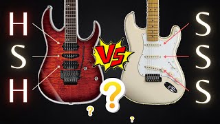 Ibanez HSH vs Fender SSS demo Clean and Overdrive tones  Humbucker or Single Coil [upl. by Anelac]