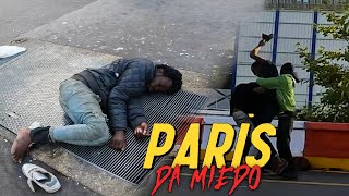 SOLO en los PEORES BARRIOS de PARÍS 🇫🇷 [upl. by Chilt]