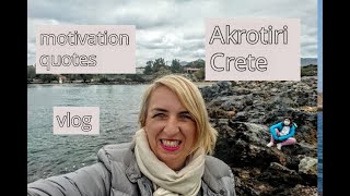 vlog at Akrotiri near to Chania in Crete and motivation quotes by Oprah Winfrey [upl. by Juliana]