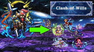 FFBE  Clash of Wills 56 turn Rank 1 Mechiron  Light Clear with Celeste Carry [upl. by Urana]