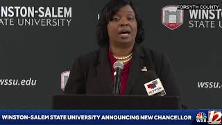 WSSU Announcing New Chancellor [upl. by Zildjian]