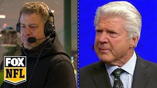 Jimmy Johnson Troy Aikman moved to tears at surprise HOF announcement  FOX NFL [upl. by Publus]