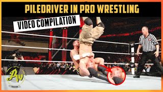 PILEDRIVER IN PRO WRESTLING  COMPILATION 1 [upl. by Annig]