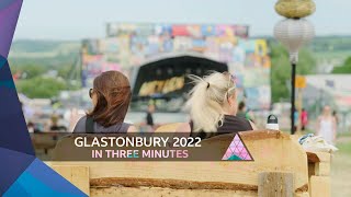 Glastonbury 2022 in three minutes [upl. by Apfelstadt997]