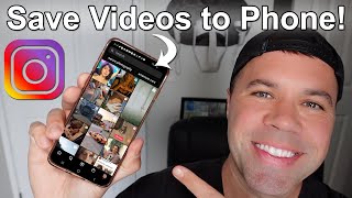 How To Save Videos from Instagram to Gallery Android amp iPhone [upl. by Adlei167]