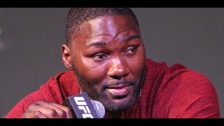 Anthony Johnson I Knew the Uppercut Would be Lights Out UFC 202 FULL PostFight [upl. by Drooff869]