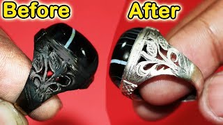 How To Clean Silver Ring At Home  Smart Solutions [upl. by Gannon266]