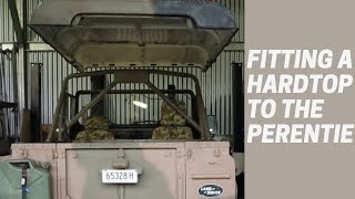 Fitting a Hardtop Canopy to a Land Rover Perentie [upl. by Fidole929]