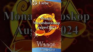 Waage LIEBE ❤️ Horoskop August 2024 [upl. by Meeharb]