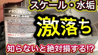 洗車だけじゃ落とせないスケール・水垢を除去❗️プロバイドA06色々な場所に試してみた‼️ [upl. by Eiroj]