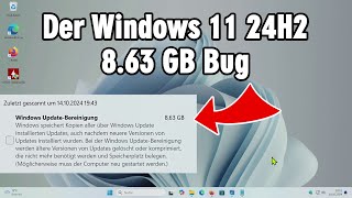 Habt Ihr auch den Windows 11 24H2 863GB Bug [upl. by Erodoeht]