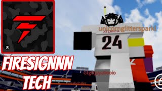 THE NEW FIRESIGNNN TECH IS OP FOOTBALL FUSION 2 [upl. by Aivilys]