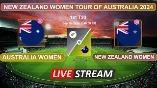 🔴NZW vs AUSW Live  Australia Women vs New Zealand Women Live Cricket Score amp Commentary [upl. by Dorthea]