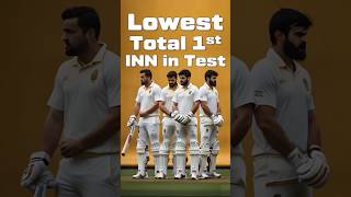 Lowest 1st INN Score in Test [upl. by Silas]