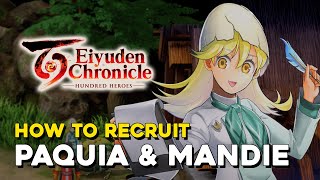 Eiyuden Chronicle Hundred Heroes How To Recruit Paquia And Mandie [upl. by Cohlette]