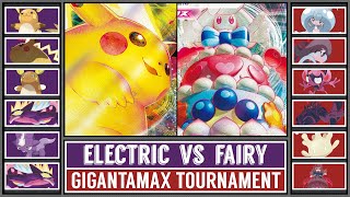 ELECTRIC vs FAIRY  Gigantamax Pokémon Type Tournament Battle 3 [upl. by Ailey693]